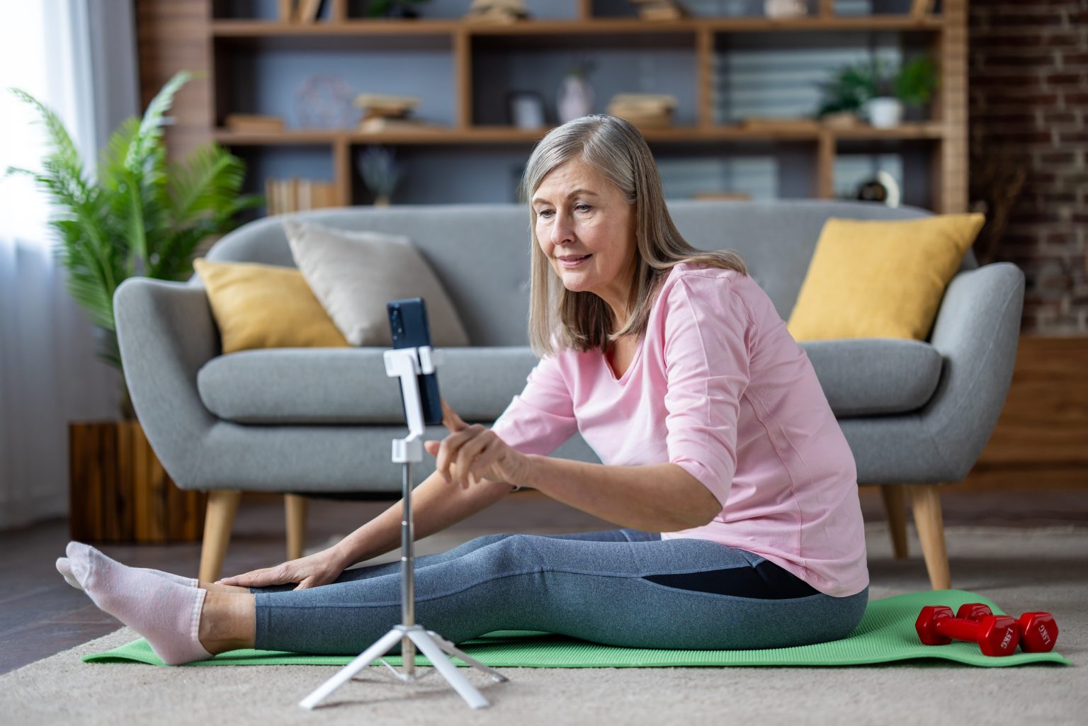 fibromialgia fisioterapia online Videollamada de fisioterapia con ejercicio suave adaptado a fibromialgia